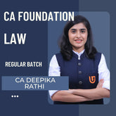 CA Foundation Business Laws | Regular Batch By CA Deepika Rathi | For Jan 26 & May 26 Exams